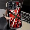 Чехол для телефона iPhone 17 Air 16E 15 16 Pro Max Эдди Ван Хален Графический Чехол с гитарой 14 Plus 13 12 Mini Мягкий силиконовый Funda