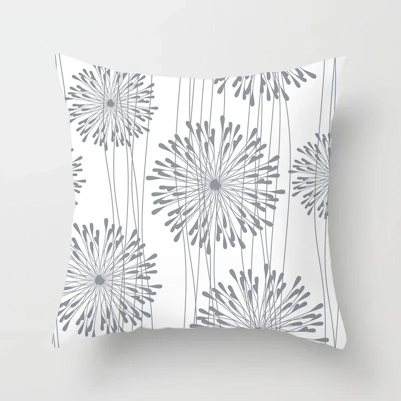 Brand New Gray Nordic Geometry Cushion Cover Hot Modern Sofa Couch Throw Pillows Cover Livingroom Decorative Simple Pillows Case