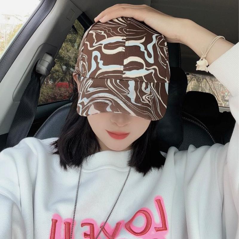 Новые Стритвир K-pop Полосатые Любовь Мужские Женские Бейсболки Хлопок Дышащие Унисекс Ins Стиль Граффити Мода Спорт Хип-Хоп Кепки
