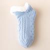 Grid Winter Floor Socks Silica Gel Sleeping Socks Cute Thicken Velvet Socks  Women