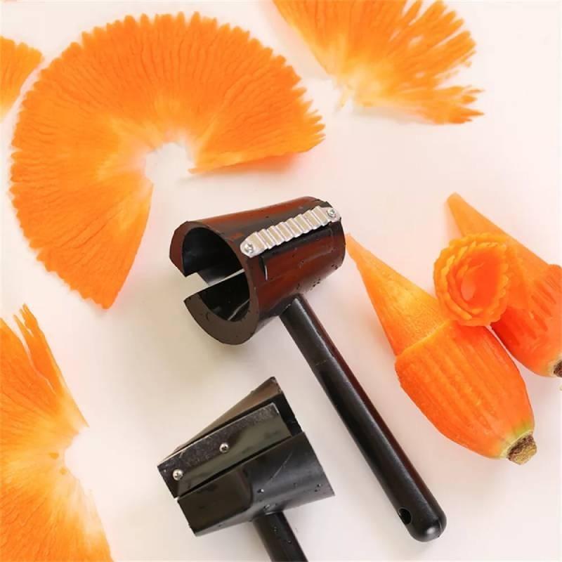 Multi-functional Spiral Funnel Flower Cutter Versatile Kitchen Peeler Device