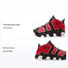 Air More Uptempo GS Black University Red Детские кроссовки Белые DM3190-001