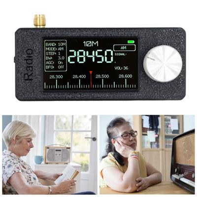 SI4732 0.5-108мгц Карманное Мини-радио 1.9-дюймовый IPS-экран Всеволновый Радиоприемник LSB USB AM FM FM/AM Радио КВ ДВ СВ УКВ Радио