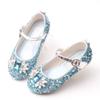 Girls' Fashionable Princess Shoes Children's Crystal Shoes with Dress Performance Shoes Catwalk Soft-soled Small Leather Shoes