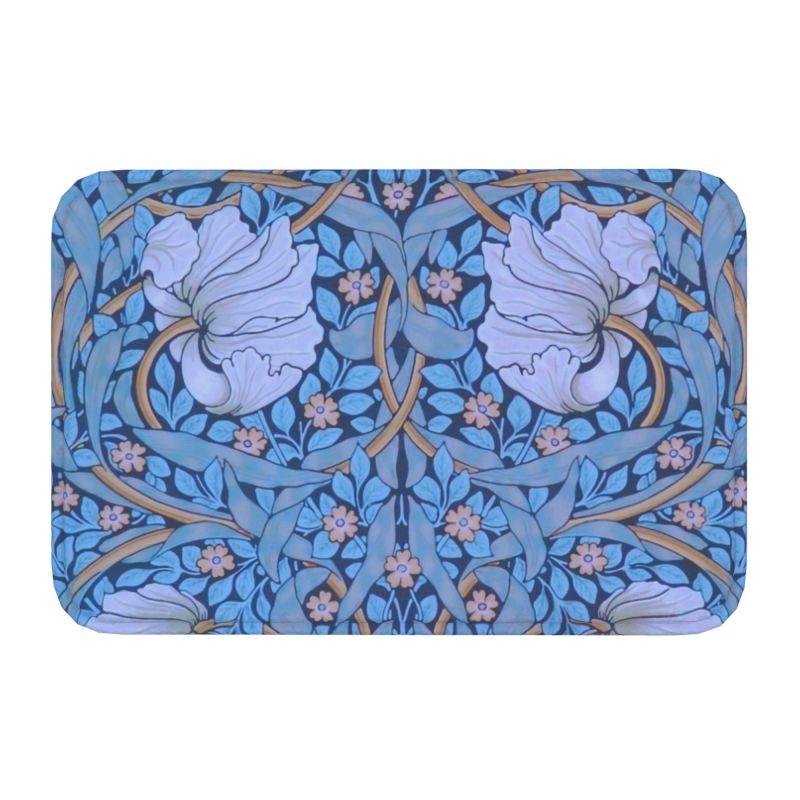 Пользовательский узор William Morris Compton Floral Art Nouveau коврик для двери ванной коврик для пола текстильный узор туалетный коврик коврик для ног