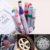 12 Colors Waterproof Car Tyre Tire Tread Rubber Metal Permanent Paint Marker Pen