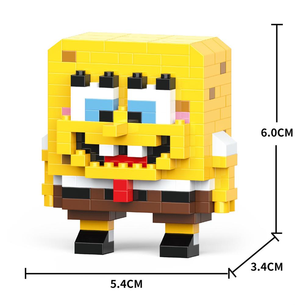 Cartoon Anime Blocks Kuromi My Melody Cinnamoroll Mouse Building Blocks Doll Toy Kids Birthday Gift