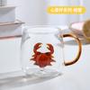 400 мл 3D стакан для воды в форме мультяшного животного, стеклянная чашка для кофе, креативный дизайн, моделирование, милый стакан для питья, кружка для воды, подарок для влюбленных