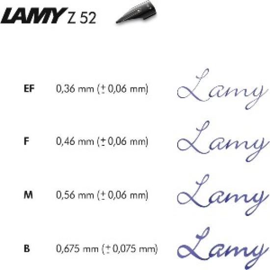 LAMY Lamy Fountain Pen F Fine Safari Steel Black L0E2-F