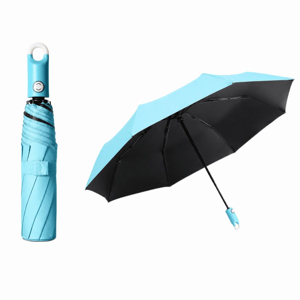 Lightweight Automatic Umbrella 3-Folding Compact Umbrella Travel Umbrella  for Men and Women