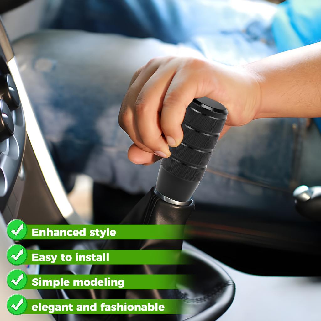 Ручка переключения передач автомобиля 3,74 дюйма Алюминиевая автомобильная ручка переключения передач с 3 резьбовыми адаптерами M8 M10 M12 Ручка в стиле рычага переключения передач для автомобилей