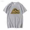 Adio Skate Черная Футболка Ретро Дизайн С Длинным Или Коротким Рукавом Винтажная Стирка Удобная Мягкая Уличная Мода Графическая Унисекс