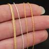 Винтажные Змеиные Цепочки 14K Gold Filled Не Тускнеющие Постоянный Браслет Ожерелье Изготовление Ювелирных Изделий Оптовые Цепочки