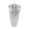 Двухслойный прозрачный тамблер 350/450/650 мл Чашка для холодного кофе Чашка для смузи Бутылка для воды Для домашнего использования