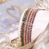 1Pc Bohemian Handmade Women Bracelet Vintage Ethnic Colorful Beads Elastic Bracelet Jewelry Gift