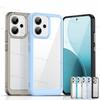 For Oppo Reno14 F 5G Case Oppo Reno14 F 5G Cover Funda Clear PC + Silicone Shockproof Protective Phone Cover Oppo Reno14 F 5G