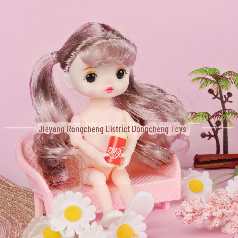17 см мини-кукольное тело BJD - 6 дюймов принцесса девочка, 16 см маленькая голая кукла