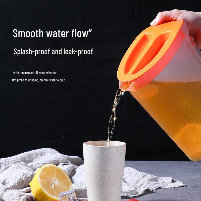 2L Refrigerator Cold Water Pitcher with Tea Filter