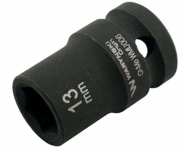 Nasadka Udarowa Sześciokątna 1/2". 13 Mm. Crmo. Din 3129. Waryński