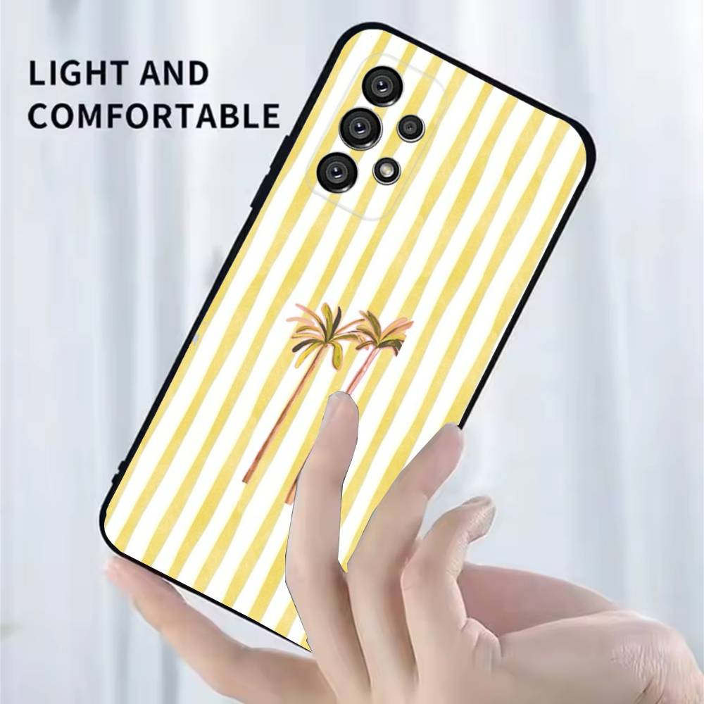 Яркий полосатый минималистичный INS Чехол для телефона для пары на Samsung Galaxy A73 A23A53 A33 A14 A24 A13 A72 A22 A52 5G A32 A54 A34