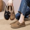 Осенне-зимняя обувь больших размеров, обувь на толстой подошве, теплая женская обувь и хлопковая обувь с плюшевой подкладкой