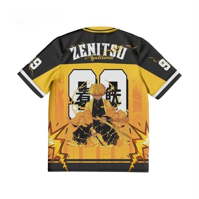 2026 Summer Demon Slayer Retro Cosplay T-shirt 3D Printed Short-sleeved Tees Unisex Sports T Shirt