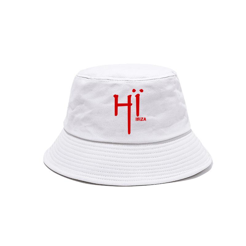 Hi Ibiza Bucket Hat Cap Unisex Women Unisex Panama Cap Outdoor Summer Adjustable Hi Ibiza Club Bob Caps MZ