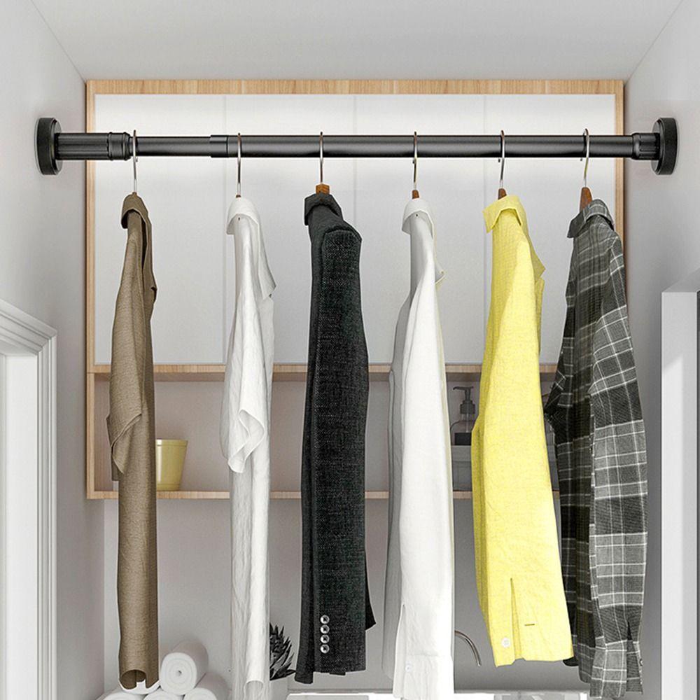 Сушилка для одежды без сверления, карниз из нержавеющей стали, телескопическая стойка для балкона, ванной комнаты
