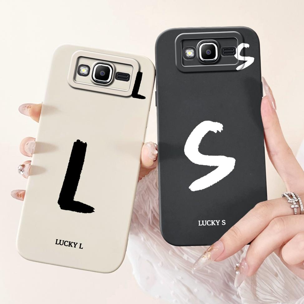 For Samsung J2Prime G532F G532G Cover For Samsung Galaxy J2 Prime Case Simple Fashion Letters A-Z Pattern Design Silicone Bumper