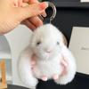Мягкая игрушка кролик брелок пушистая кукла плюшевый кролик кулон для женщин и девочек