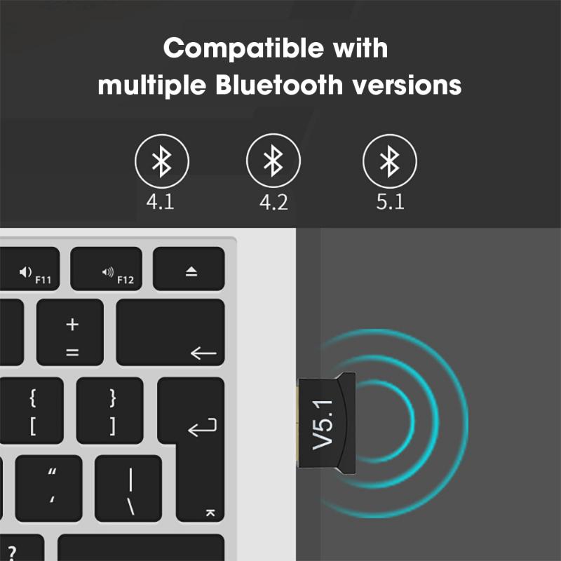2 в 1 USB Bluetooth 5.1 адаптер передатчик приемник Bluetooth 5.0 аудио USB адаптер для компьютера ПК ноутбук беспроводной динамик