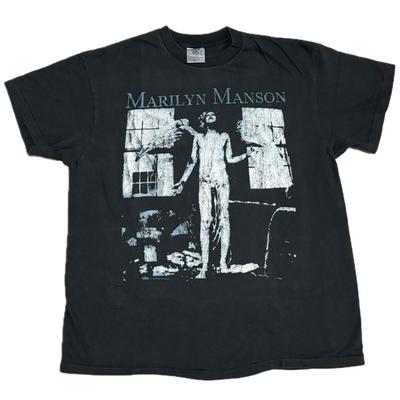 Винтажная футболка 1996 года Marilyn Manson Antichrist Superstar Winterland РЕПРИНТ