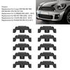 Zendellis 10pcs Headlight Bezel Retaining Mount Clip Set 51132752145 Durable Plastic Clip For Cooper