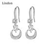 Lindon Copper Alloy Zircon Earrings Drop Earrings For Women Wedding Party Gifts