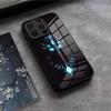 Чехол для телефона T-Terraria Игровой Для IPhone 17 Air 16 E Pro Max 15 14 13 Mini 12 Pro 11 Max Plus Черный Стеклянный Чехол