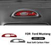 Для Ford Mustang 2001-2004 Панель автомобильных часов из углеродного волокна Рамка Отделка Рамка Модификация Декоративная наклейка Аксессуары для интерьера