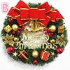 Christmas Decorations 30cm Christmas Wreath Artificial Wreath Door Hanging Window Props Background Christmas Tree Accessories