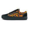 Кроссовки Old Skool 36 Orange Leopard Unisex, черные VN000D56BKA