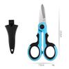 1Pcs Stainless Steel Scissors Household Shears Tools Electrician Scissors Stripping Wire Cut Tools For Paper Cable And Fabrics