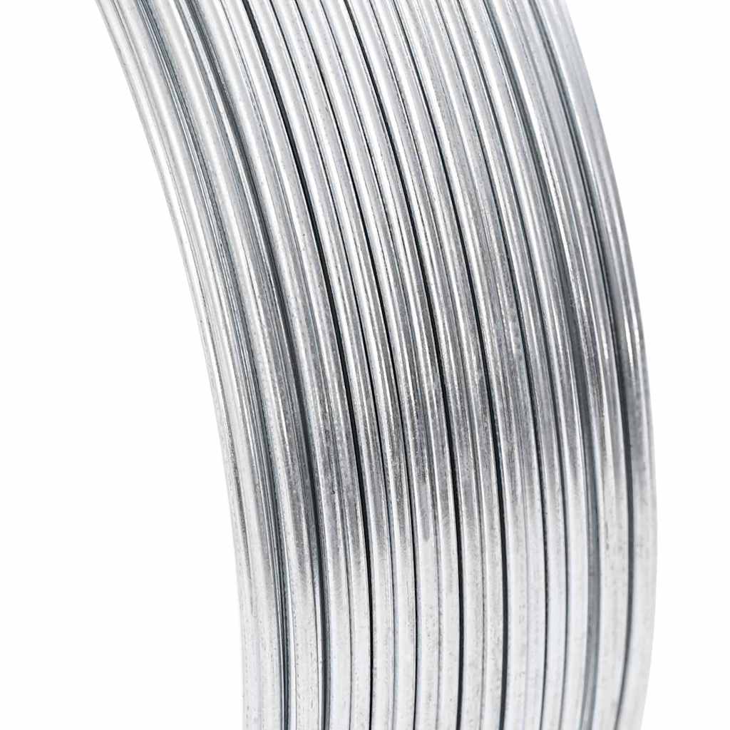 Garden Fence Wire Silver 33 m Hot Dip Galvanized Wire