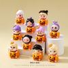 New Halloween Cute Ornament, Funny Pumpkin DIY Ornament Accessories Resin Handicraft Small Ornament