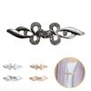 1Pair Crystal Pin Fashion Jewelry Mini Alloy Buckle Cute Rhinestone Buttons Collar Cardigan Clips Blouse Accessories Gifts Retro