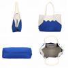 [Rootote] 2486 2487 Маленькая моющаяся трикотажная сумка-тоут CJ Deli Ruful (248701 Голубой Фудзи)