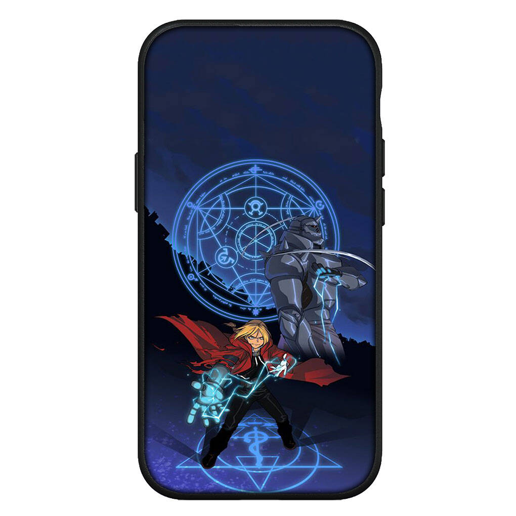 for Motorola Moto Edge 70 60 50 G54 G86 Samsung Galaxy S25 iPhone 17 16 15 Redmi Note 14 13 Pro Max Phone Case Cartoon Fullmetal Alchemis Elric Edward