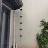 120CM Lotus Rain Chain Decorative Rain Chain Outdoor Garden Hanging Rain Catcher Cups for Gutters Outside