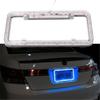 12v Red 54 LED Lighting Acrylic Plastic Rear License Car Plate Cover Frame