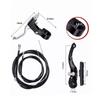 Bike Front Rear V Brake Set Aluminum Alloy Mountain Road Bike V Brake Set Riding Accessories Black