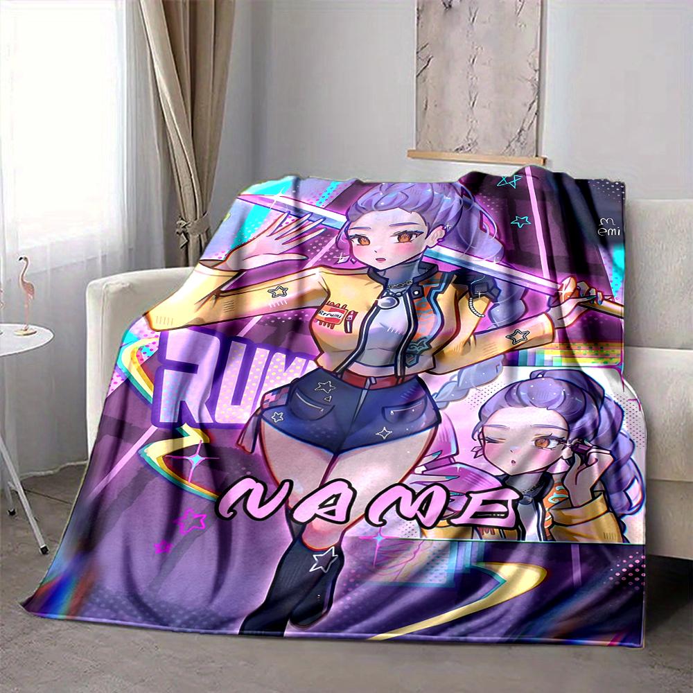Custom 1pc Fantasy Sisters Pink Blanket, Soft And Comfortable Blanket, Casual Warm, Camping Travel Blanket, Birthday Gift Q912136