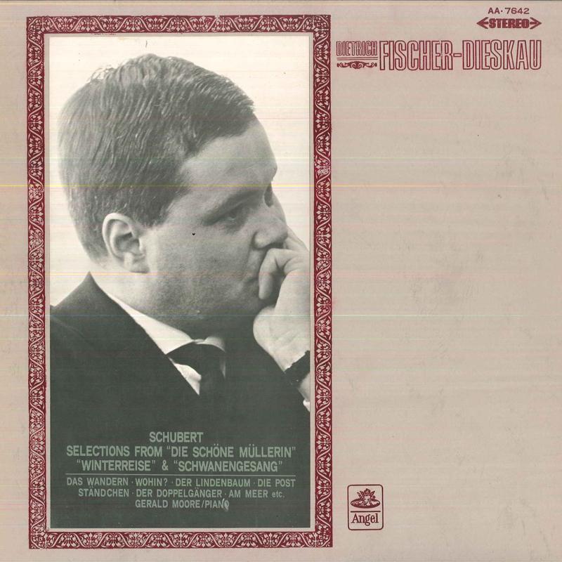 LP Record DIETRICH FISCHERDIESKAU GERALD MO Schubert Selections From Die Schon AA7642 ANGEL Japan Obi Classical Used