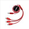 CTCE1 3 - in - 1 Retractable Multi - Charger Cable with Micro USB and Type - C For BMW X1 X2 X3 X5 X4 X6 F20 F10 F07 E70 E46 / Sticke